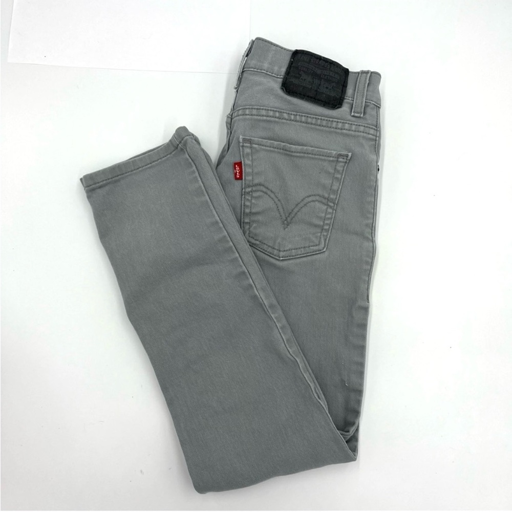 Girl’s Levi’s 510 Super Skinny Gray Denim Jeans Size 25x25 (CKJ0002)